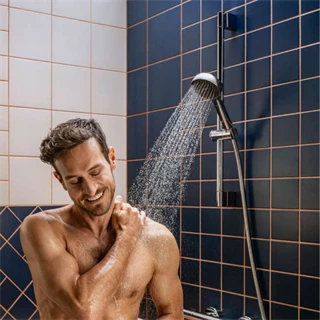 Hansgrohe Activera Select S Zuhanyszett 95, 2jet, EcoSmart, 65cm-es zuhanyrúddal, króm 28044000