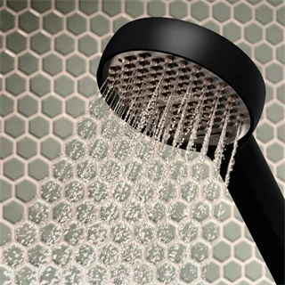 Hansgrohe Activera S term. Z.rendszer, z.csapteleppel Showerpipe 240, 1jet, EcoSmart, Ecostat Fine Varia, matt fekete 28