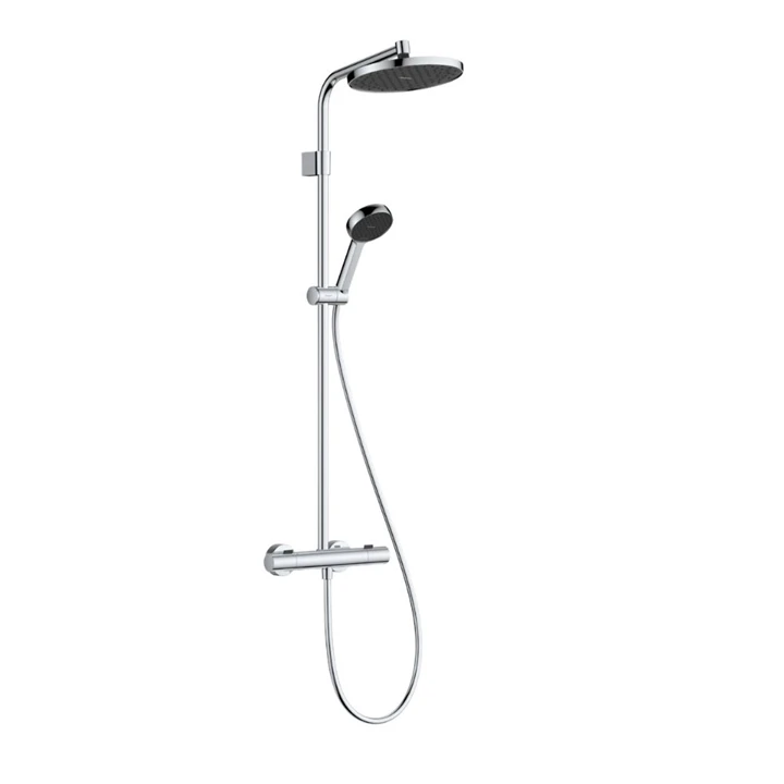 Hansgrohe Activera S term. zuhanyrendszer, zuhanycsapteleppel Showerpipe 240, 1jet, EcoSmart, Ecostat Fine Varia, króm 2