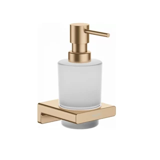 Hansgrohe AddStoris folyékonyszappan adagoló, szálcsiszolt bronz 41745140 Hansgrohe AddStoris folyékonyszappan adagoló, szálcsiszolt bronz 41745140