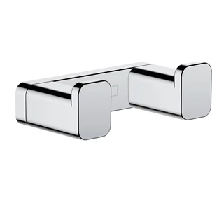 Hansgrohe AddStoris törölköző horog két kampóval, króm 41755000 Hansgrohe AddStoris törölköző horog két kampóval, króm 41755000