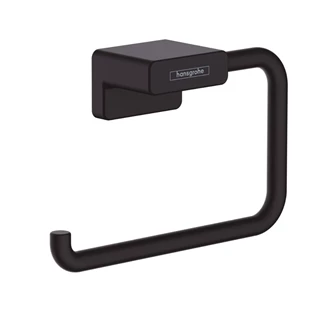 Hansgrohe AddStoris wc papír tartó fedlap nélkül, matt fekete 41771670 Hansgrohe AddStoris wc papír tartó fedlap nélkül, matt fekete 41771670