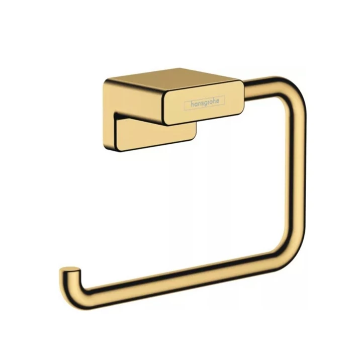 Hansgrohe AddStoris WC papír tartó fedlap nélkül polírozott arany hatású 41771990 Hansgrohe AddStoris WC papír tartó fedlap nélkül polírozott arany hatású 41771990