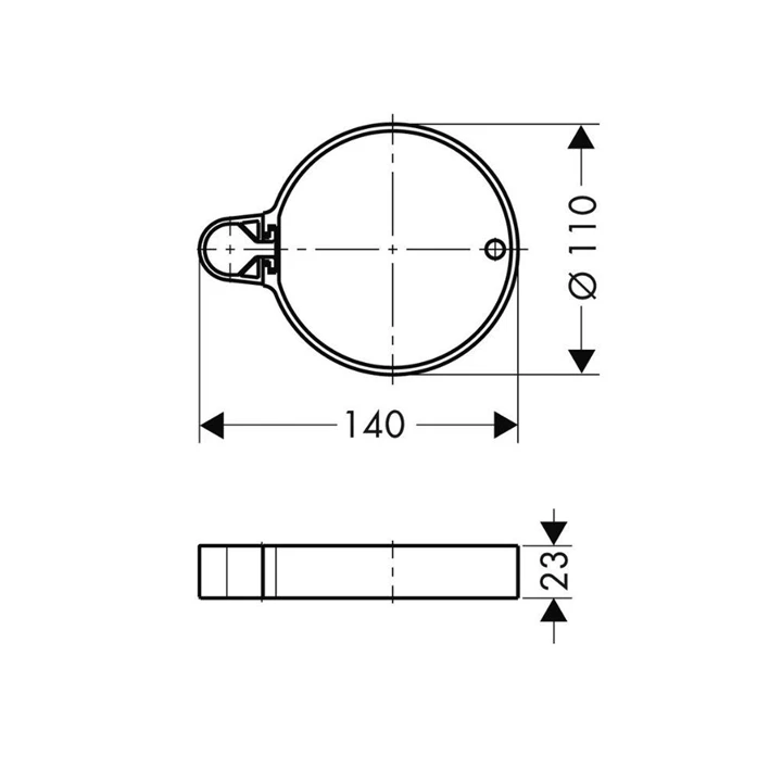 Hansgrohe Casetta C szappantartó 28678000