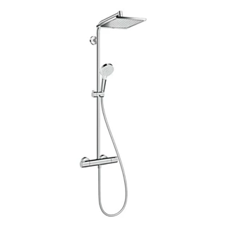 Hansgrohe Crometta E 240 Showerpipe termosztátos csapteleppel, króm 27271000 Hansgrohe Crometta E 240 Showerpipe termosztátos csapteleppel, króm 27271000