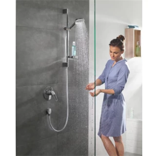 Hansgrohe Crometta Vario Unica szett 650mm Cass., króm/fehér 26553400 Hansgrohe Crometta Vario Unica szett 650mm Cass., króm/fehér 26553400