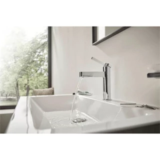 Hansgrohe Finoris egykaros mosdócsaptelep 100, CoolStart, push-open lefolyógarnitúrával, króm 76024000 Hansgrohe Finoris egykaros mosdócsaptelep 100, CoolStart, push-open lefolyógarnitúrával, króm 76024000