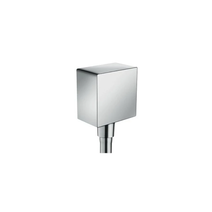 Hansgrohe Fixfit Square fali csatlakozás visszafolyásgátlóval és szintetikus gömbcsuklóval 26455000 Hansgrohe Fixfit Square fali csatlakozás visszafolyásgátlóval és szintetikus gömbcsuklóval 26455000