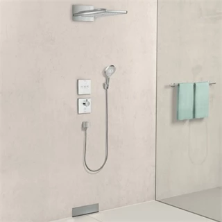 Hansgrohe Fixfit Square fali csatlakozás visszafolyásgátlóval és szintetikus gömbcsuklóval 26455000 Hansgrohe Fixfit Square fali csatlakozás visszafolyásgátlóval és szintetikus gömbcsuklóval 26455000
