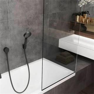 Hansgrohe FixFit fali szereléshez, matt fekete 26453670