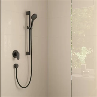 Hansgrohe FixFit fali szereléshez, matt fekete 26453670