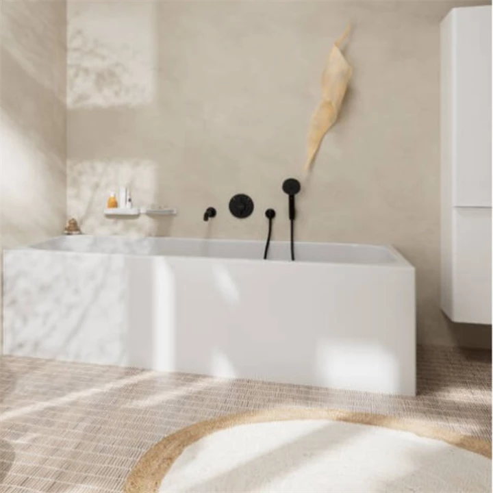 Hansgrohe FixFit fali szereléshez, matt fekete 26453670