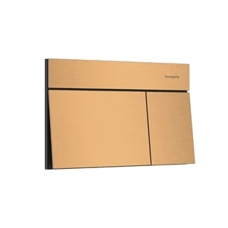 Hansgrohe iFrame Element E nyomólap, dual mennyiség, szálcsiszolt bronz 66003140