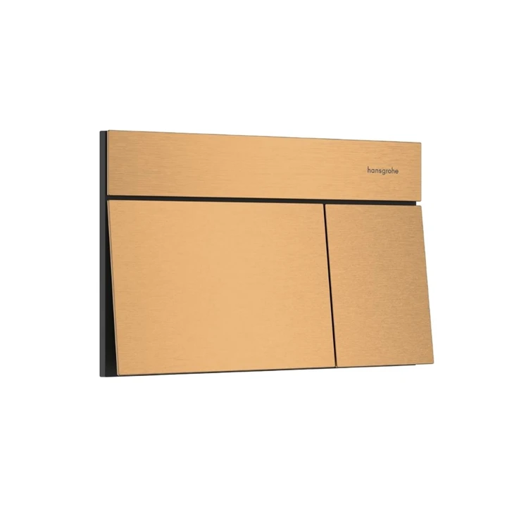 Hansgrohe iFrame Element E nyomólap, dual mennyiség, szálcsiszolt bronz 66003140