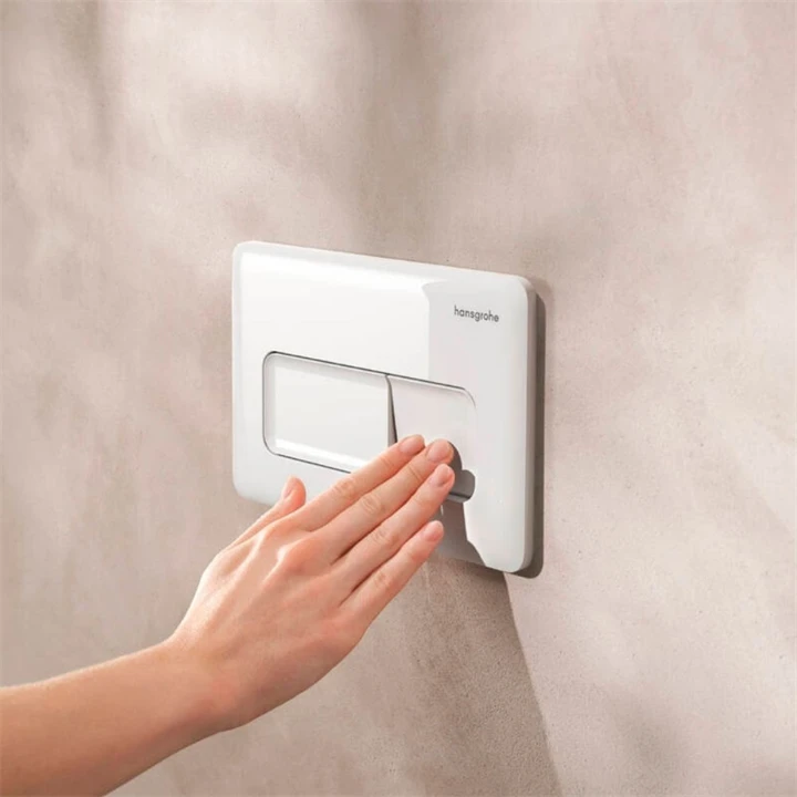 Hansgrohe iFrame Original Q nyomólap, dual mennyiség, fehér 66001450