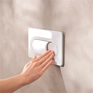 Hansgrohe iFrame Original S nyomólap, dual mennyiség, fehér 66002450