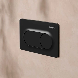 Hansgrohe iFrame Original S nyomólap, dual mennyiség, matt fekete 66002670
