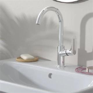 Hansgrohe Logis Egykaros mosdócsaptelep 210, elforgatható kifolyóval, automata lefolyógarnitúrával 71130000 Hansgrohe Logis Egykaros mosdócsaptelep 210, elforgatható kifolyóval, automata lefolyógarnitúrával 71130000