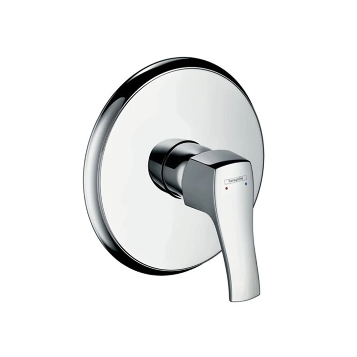 Hansgrohe Metris Classic egykaros, falsík alatti zuhanycsaptelep színkészlet, króm 31676000