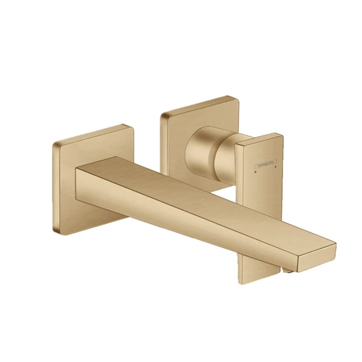 Hansgrohe Metropol egykaros falsík alatti mosdócsaptelep 225mm-es kifolyóval, szálcsiszolt bronz 32526140 Hansgrohe Metropol egykaros falsík alatti mosdócsaptelep 225mm-es kifolyóval, szálcsiszolt bronz 32526140