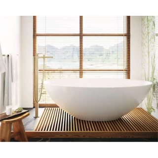 Hansgrohe Metropol egykaros szabadonálló kádcsaptelep, szálcsiszolt bronz 32532140