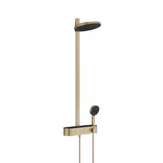 Hansgrohe Pulsify Showerpipe 260, 2 jet EcoSmart, és ShowerTablet Select 400, szálcsiszolt bronz 24241140 Hansgrohe Pulsify Showerpipe 260, 2 jet EcoSmart, és ShowerTablet Select 400, szálcsiszolt bronz 24241140