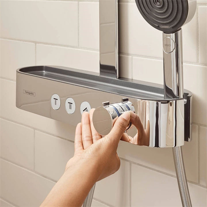 Hansgrohe Pulsify S term. zuhanyrendsz, z.csapteleppel Showerpipe 260, 1 jet EcoSmart és ShowerTablet Select 400, króm 2