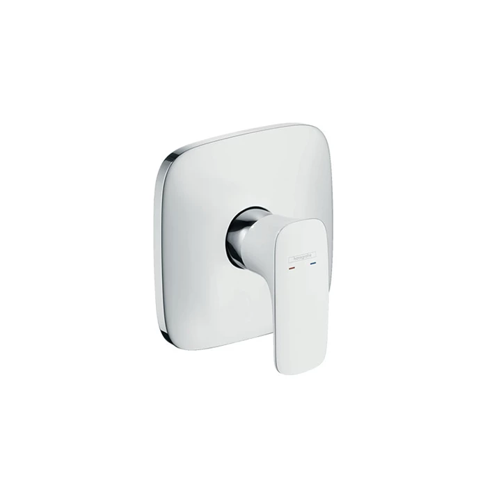 Hansgrohe PuraVida egykaros, falsík alatti zuhanycsaptelep színkészlet, króm 15665000