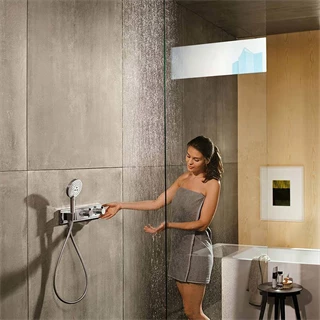 Hansgrohe RainBoard színkészlet 2 fogyasztó, króm/fekete 15355600