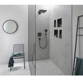 Hansgrohe RainDrain Rock zuhanylefolyó készlet 100 cm, formára vágható és burkolható 56033000 Hansgrohe RainDrain Rock zuhanylefolyó készlet 100 cm, formára vágható és burkolható 56033000