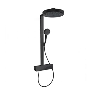 Hansgrohe Rainfinity Showerpipe 360 1jet zuhanyrendszer, matt fekete 26853670 Hansgrohe Rainfinity Showerpipe 360 1jet zuhanyrendszer, matt fekete 26853670