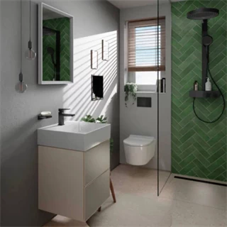 Hansgrohe Rainfinity Showerpipe 360 1jet zuhanyrendszer, matt fekete 26853670 Hansgrohe Rainfinity Showerpipe 360 1jet zuhanyrendszer, matt fekete 26853670