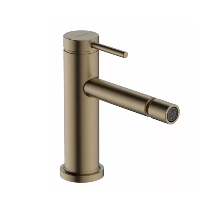 Hansgrohe Tecturis S álló bidé csaptelep automata lefolyógarnitúrával, szálcsiszolt bronz 73201140 Hansgrohe Tecturis S álló bidé csaptelep automata lefolyógarnitúrával, szálcsiszolt bronz 73201140