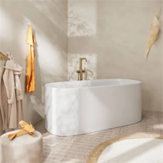 Hansgrohe Tecturis S szabadon álló kádcsaptelep, szálcsiszolt bronz 73440140