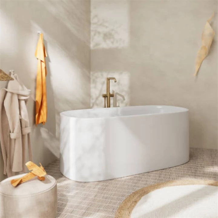 Hansgrohe Tecturis S szabadon álló kádcsaptelep, szálcsiszolt bronz 73440140