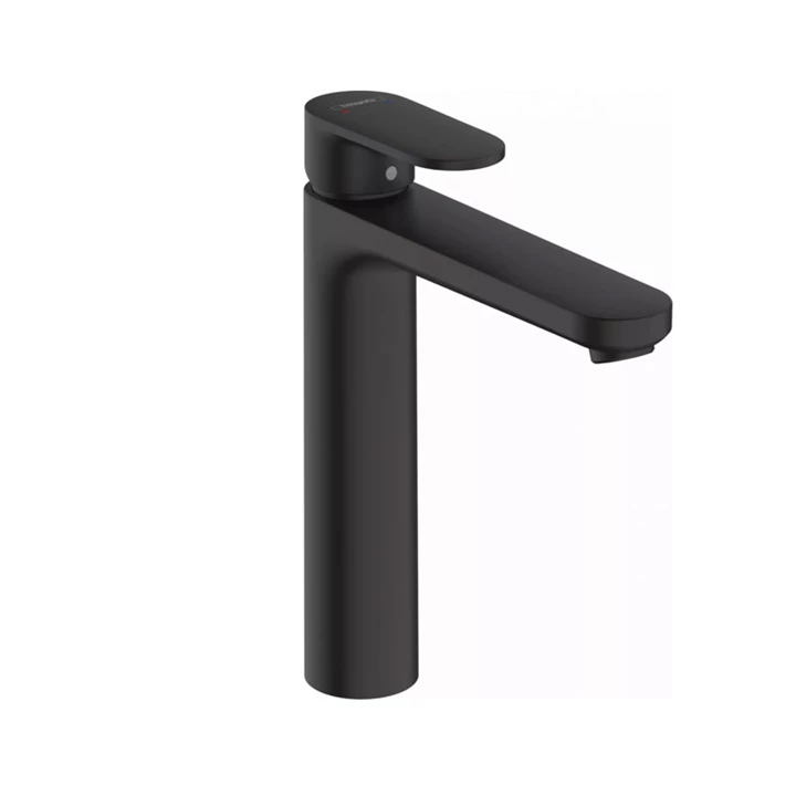 Hansgrohe Vernis Blend egykaros mosdócsaptelep 190, automata lefolyógarnitúrával matt fekete 71552670 Hansgrohe Vernis Blend egykaros mosdócsaptelep 190, automata lefolyógarnitúrával matt fekete 71552670