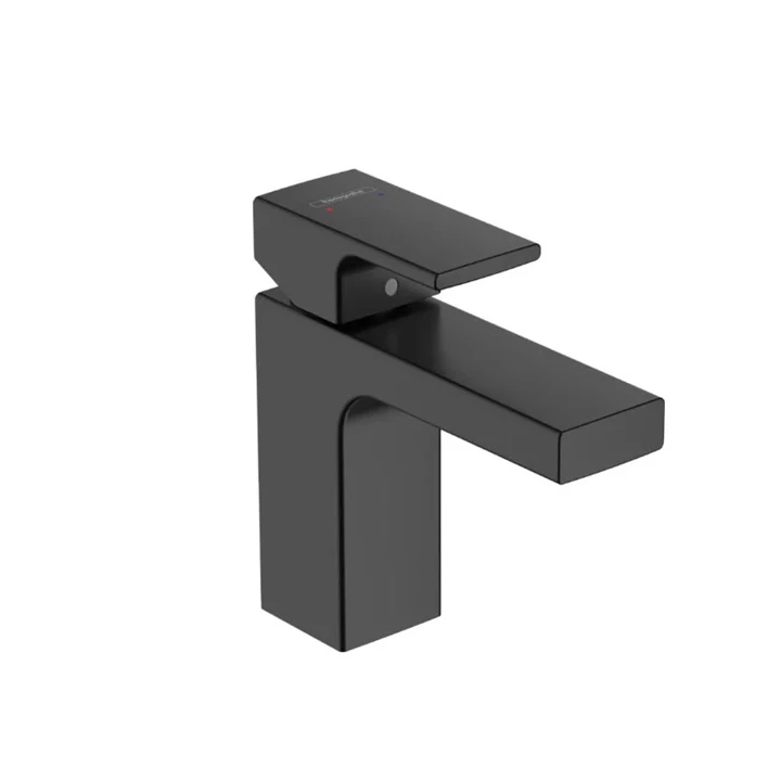 Hansgrohe Vernis Shape egykaros mosdócsaptelep 100, automata lefolyógarnitúrával, matt fekete 71561670 Hansgrohe Vernis Shape egykaros mosdócsaptelep 100, automata lefolyógarnitúrával, matt fekete 71561670