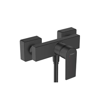 Hansgrohe Vernis Shape egykaros zuhanycsaptelep falsíkon kívüli szereléshez, matt fekete 71650670 Hansgrohe Vernis Shape egykaros zuhanycsaptelep falsíkon kívüli szereléshez, matt fekete 71650670