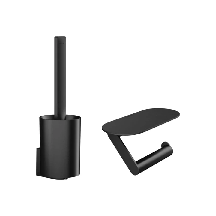 Hansgrohe WallStoris WC szett, matt fekete 27969670 Hansgrohe WallStoris WC szett, matt fekete 27969670