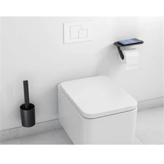 Hansgrohe WallStoris WC szett, matt fekete 27969670 Hansgrohe WallStoris WC szett, matt fekete 27969670