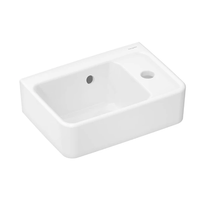 Hansgrohe Xanuia Q Kézmosó 360/250, csapfurattal és túlfolyóval, fehér 60129450
