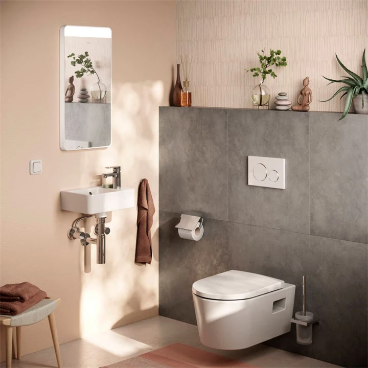 Hansgrohe Xanuia Q Kézmosó 360/250, csapfurattal és túlfolyóval, fehér 60129450