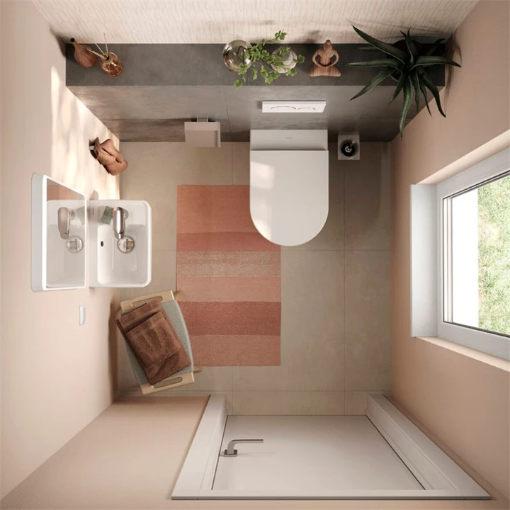 Hansgrohe Xanuia Q Kézmosó 360/250, csapfurattal és túlfolyóval, fehér 60129450