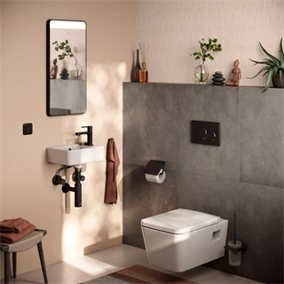 Hansgrohe Xanuia Q Kézmosó 360/250, csapfurattal és túlfolyóval, SmartClean, fehér 61006450