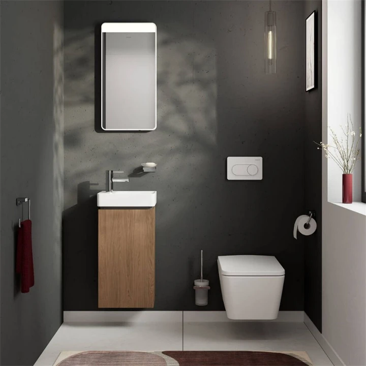 Hansgrohe Xanuia Q Kézmosó 360/250, csapfurattal és túlfolyóval, SmartClean, fehér 61006450