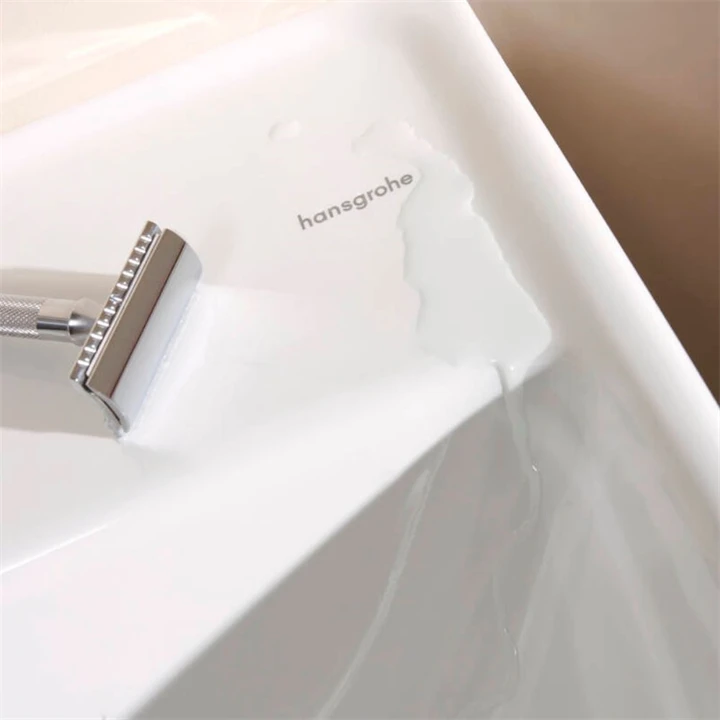 Hansgrohe Xanuia Q Kézmosó 450/340, csapfurattal és túlfolyóval, SmartClean, fehér 61007450