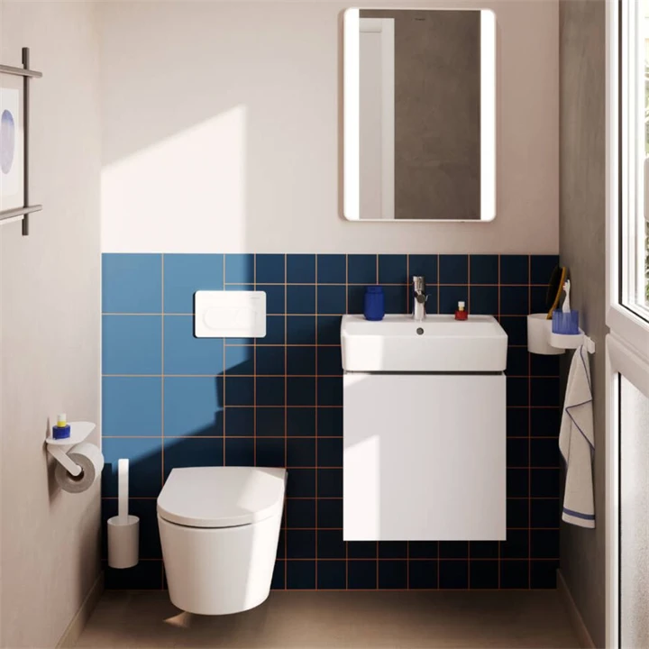 Hansgrohe Xanuia Q Kézmosó 500/390, csapfurattal és túlfolyóval, fehér 60131450