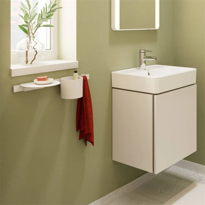 Hansgrohe Xanuia Q Kézmosó 500/390, csapfurattal és túlfolyóval, fehér 60131450