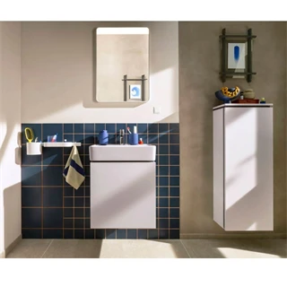Hansgrohe Xanuia Q Kézmosó 500/390, csapfurattal és túlfolyóval, SmartClean, fehér 61008450