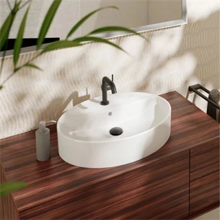 Hansgrohe Xuniva D Pultra ültethető kerámia mosdótál 60x45 cm SmartClean 61078450 Hansgrohe Xuniva D Pultra ültethető kerámia mosdótál 60x45 cm SmartClean 61078450